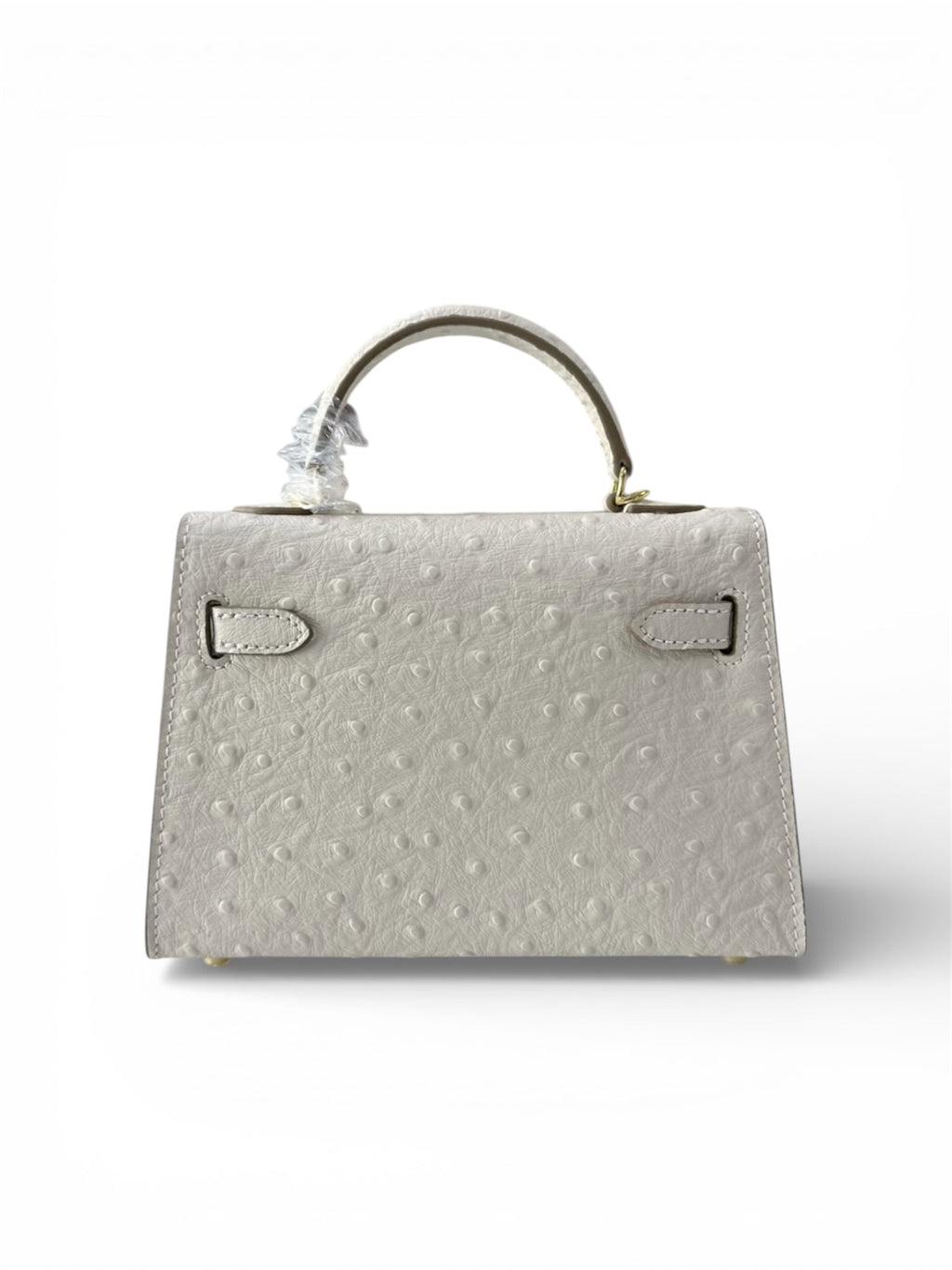 Sac «Blanc Perle» boucle argenté