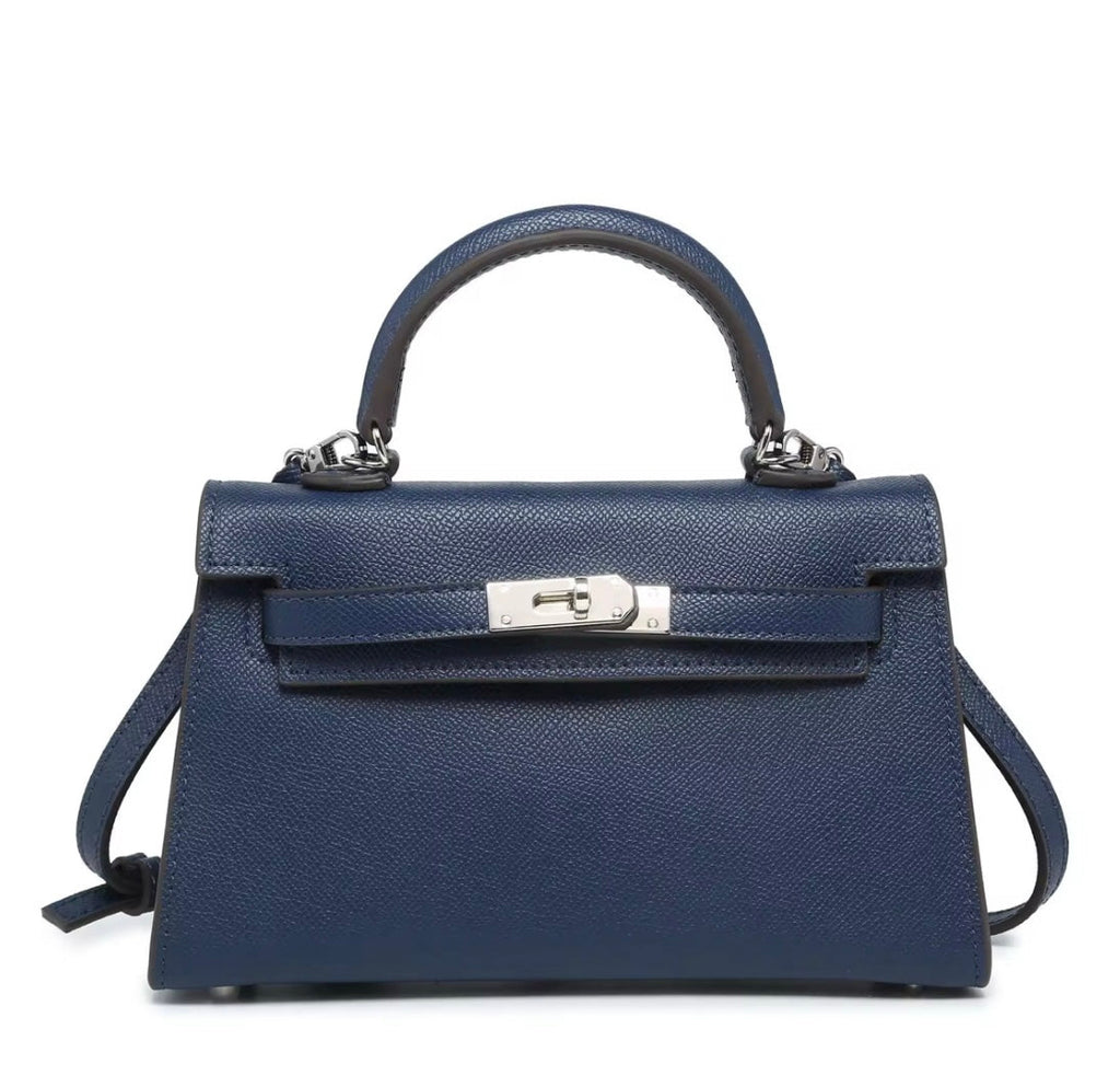 Sac « Blue Chic » Inspiration Kelly