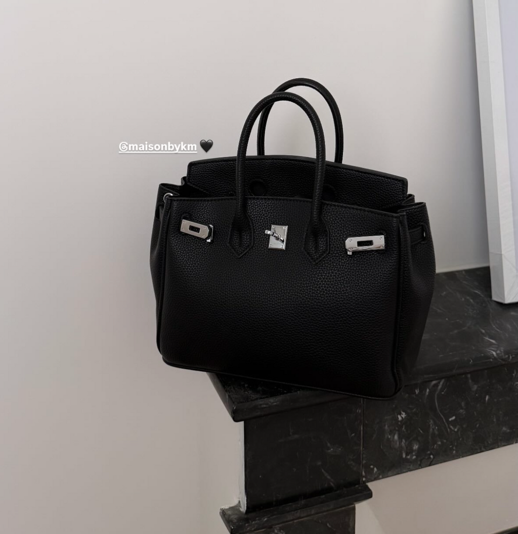 Sac à main « Chic » inspi Birkin boucle argenté